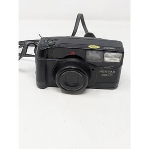 Pentax Zoom 90 Point & Shoot 35mm Film Camera From Japan-Works